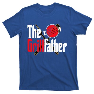 The Grillfather Bbq Grill Smoker Dad Grilling Barbecue Chef Cute Gift T-Shirt