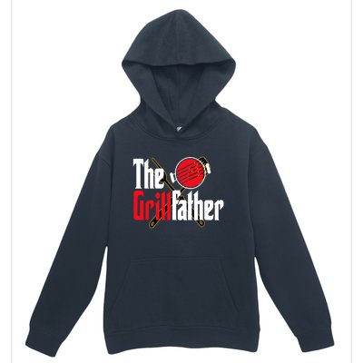 The Grillfather Bbq Grill Smoker Dad Grilling Barbecue Chef Cute Gift Urban Pullover Hoodie