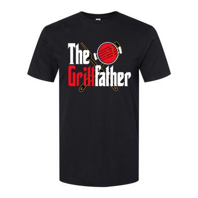 The Grillfather Bbq Grill Smoker Dad Grilling Barbecue Chef Cute Gift Softstyle CVC T-Shirt