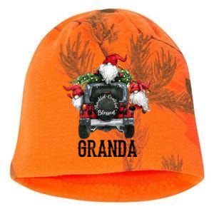 Thankful Grateful Blessed Granda Grandpa Gift Cool Gift Kati - Camo Knit Beanie