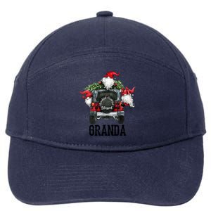 Thankful Grateful Blessed Granda Grandpa Gift Cool Gift 7-Panel Snapback Hat