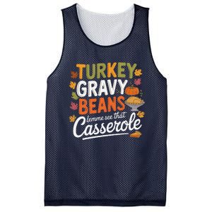 Turkey Gravy Beans And Rolls Let Me See That Casserole Fall Mesh Reversible Basketball Jersey Tank