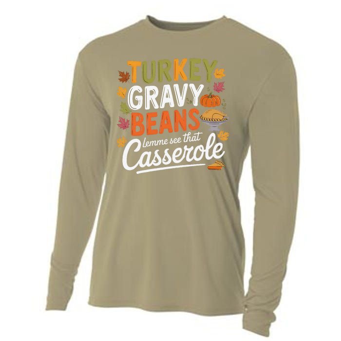 Turkey Gravy Beans And Rolls Let Me See That Casserole Fall Cooling Performance Long Sleeve Crew