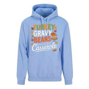 Turkey Gravy Beans And Rolls Let Me See That Casserole Fall Unisex Surf Hoodie