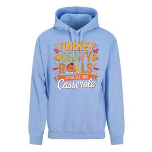 Turkey Gravy Beans And Rolls Let Me See That Casserole Fall Unisex Surf Hoodie