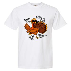 Turkey Gravy Beans And Rolls Casserole Funny Thanksgiving Garment-Dyed Heavyweight T-Shirt