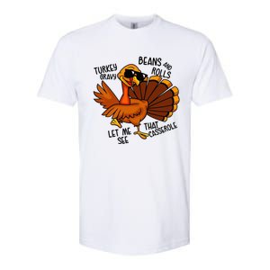 Turkey Gravy Beans And Rolls Casserole Funny Thanksgiving Softstyle CVC T-Shirt