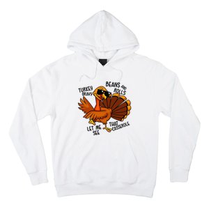 Turkey Gravy Beans And Rolls Casserole Funny Thanksgiving Hoodie