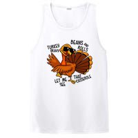 Turkey Gravy Beans And Rolls Casserole Funny Thanksgiving PosiCharge Competitor Tank