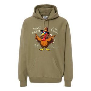 Turkey Gravy Beans And Rolls Casserole Funny Thanksgiving Premium Hoodie