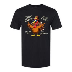 Turkey Gravy Beans And Rolls Casserole Funny Thanksgiving Softstyle CVC T-Shirt