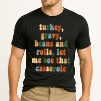 Turkey Gravy Beans And Rolls Funny Thanksgiving Cooling Performance Crew T-Shirt