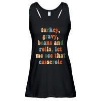 Turkey Gravy Beans And Rolls Funny Thanksgiving Ladies Essential Flowy Tank