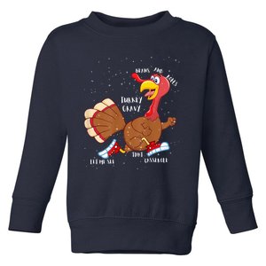 Turkey Gravy Beans And Rolls Casserole Funny Thanksgiving Toddler Sweatshirt