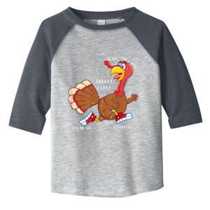 Turkey Gravy Beans And Rolls Casserole Funny Thanksgiving Toddler Fine Jersey T-Shirt