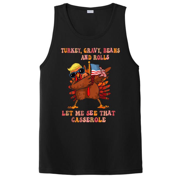 Turkey Gravy Beans And Rolls Casserole Funny Thanksgiving PosiCharge Competitor Tank