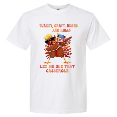 Turkey Gravy Beans And Rolls Casserole Funny Thanksgiving Garment-Dyed Heavyweight T-Shirt