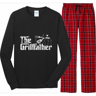 The Grillfather Bbq & Grilling Vintage Chef Long Sleeve Pajama Set