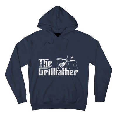 The Grillfather Bbq & Grilling Vintage Chef Hoodie