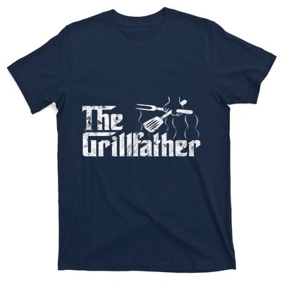 The Grillfather Bbq & Grilling Vintage Chef T-Shirt