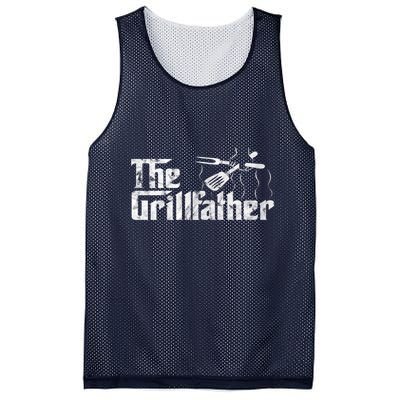 The Grillfather Bbq & Grilling Vintage Chef Mesh Reversible Basketball Jersey Tank