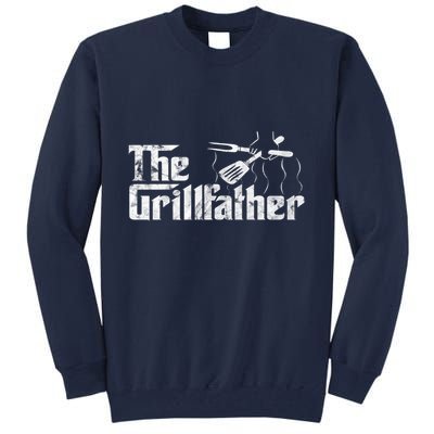 The Grillfather Bbq & Grilling Vintage Chef Tall Sweatshirt