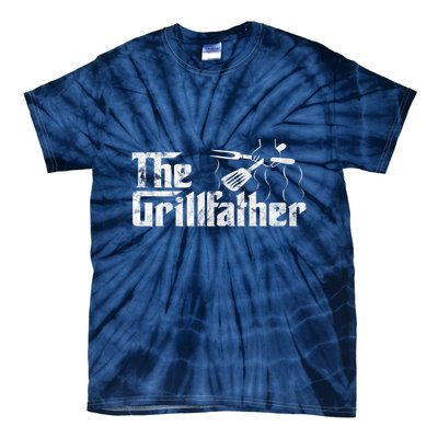 The Grillfather Bbq & Grilling Vintage Chef Tie-Dye T-Shirt