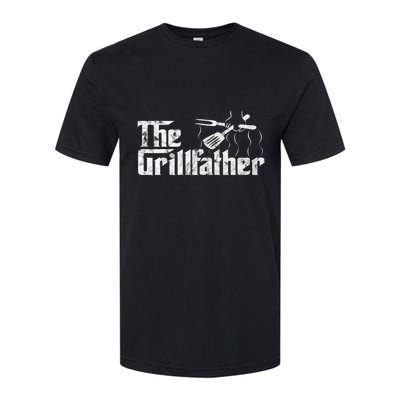 The Grillfather Bbq & Grilling Vintage Chef Softstyle CVC T-Shirt