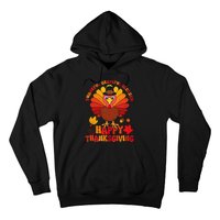 Thankful Grateful Blessed Turkey Women Happy Thanksgiving Hoodie