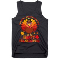 Thankful Grateful Blessed Turkey Women Happy Thanksgiving Tank Top