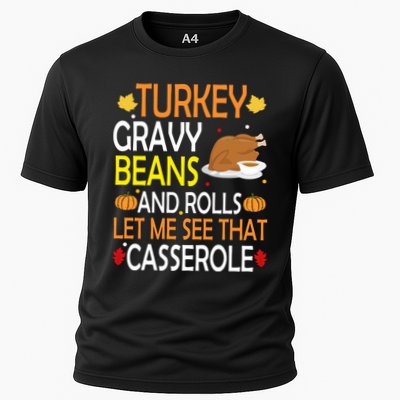 Turkey Gravy Beans And Rolls Let Me See That Casserole Performance Shirt