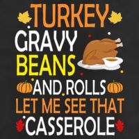Turkey Gravy Beans And Rolls Let Me See That Casserole Adult Drive Performance Visor