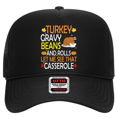Turkey Gravy Beans And Rolls Let Me See That Casserole Trucker Hat