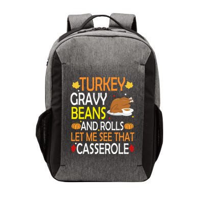 Turkey Gravy Beans And Rolls Let Me See That Casserole Vector Backpack