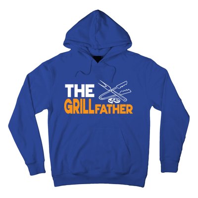 The Grillfather Bbq Griller Smoker Funny Barbecue Chef Dad Funny Gift Hoodie