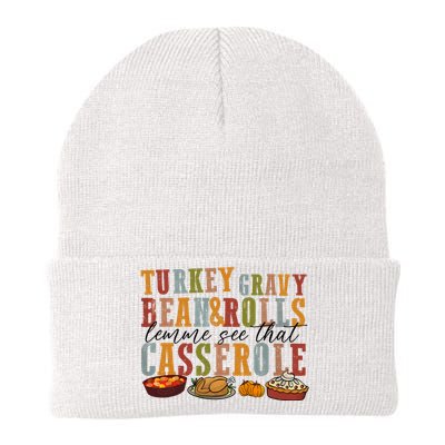 Turkey Gravy Beans Funny Thanksgiving Knit Cap Winter Beanie