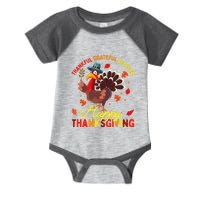 Thankful Grateful Blessed Thanksgiving Turkey Infant Baby Jersey Bodysuit