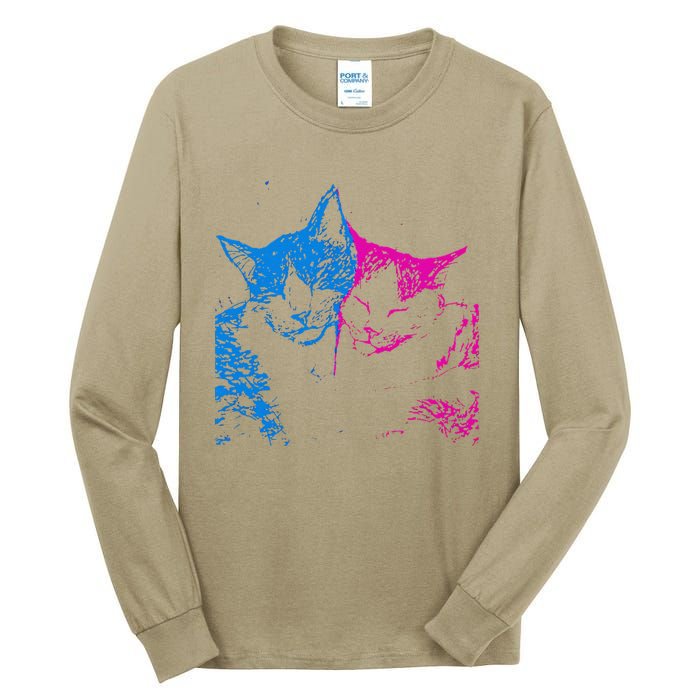 Tv Girl Band French Exit Album Funny Cat Lovers Tall Long Sleeve T-Shirt