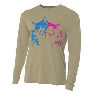 Tv Girl Band French Exit Album Funny Cat Lovers Cooling Performance Long Sleeve Crew