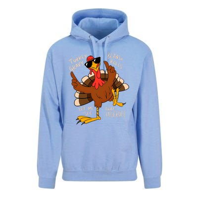 Turkey Gravy Beans And Rolls Casserole Funny Thanksgiving Unisex Surf Hoodie