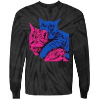 Tv Girl Band French Exit Album Funny Cat Lovers Tie-Dye Long Sleeve Shirt