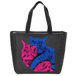 Tv Girl Band French Exit Album Funny Cat Lovers Zip Tote Bag