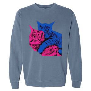 Tv Girl Band French Exit Album Funny Cat Lovers Garment-Dyed Sweatshirt