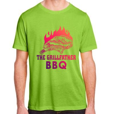 The Grillfather Bbq Gift Adult ChromaSoft Performance T-Shirt