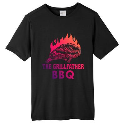 The Grillfather Bbq Gift Tall Fusion ChromaSoft Performance T-Shirt