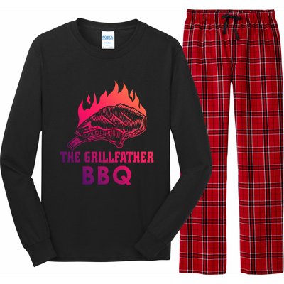 The Grillfather Bbq Gift Long Sleeve Pajama Set