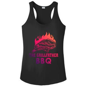 The Grillfather Bbq Gift Ladies PosiCharge Competitor Racerback Tank