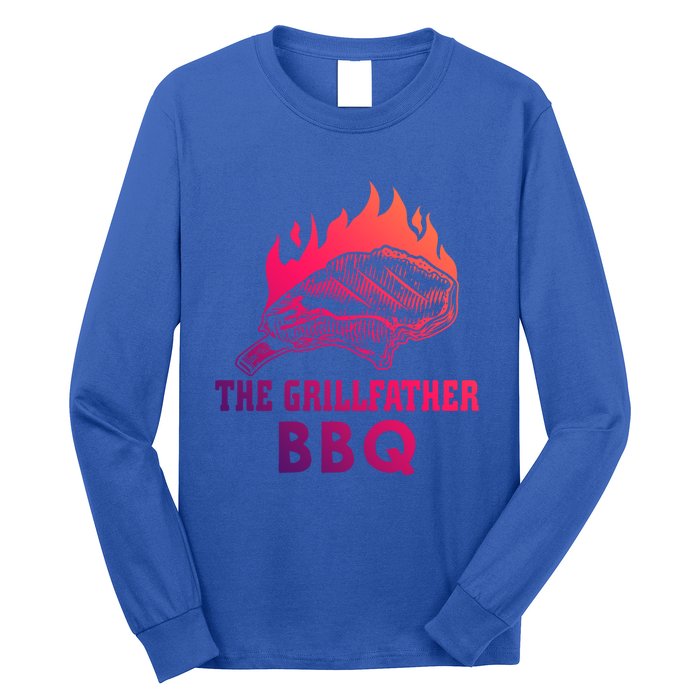 The Grillfather Bbq Gift Long Sleeve Shirt