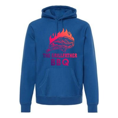 The Grillfather Bbq Gift Premium Hoodie