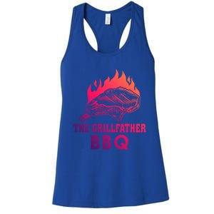 The Grillfather Bbq Gift Women's Racerback Tank